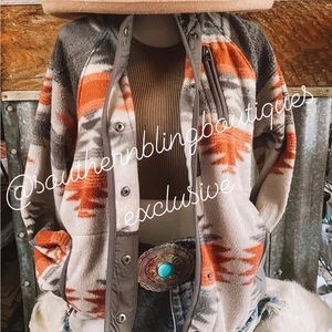 Aztec fleece jacket